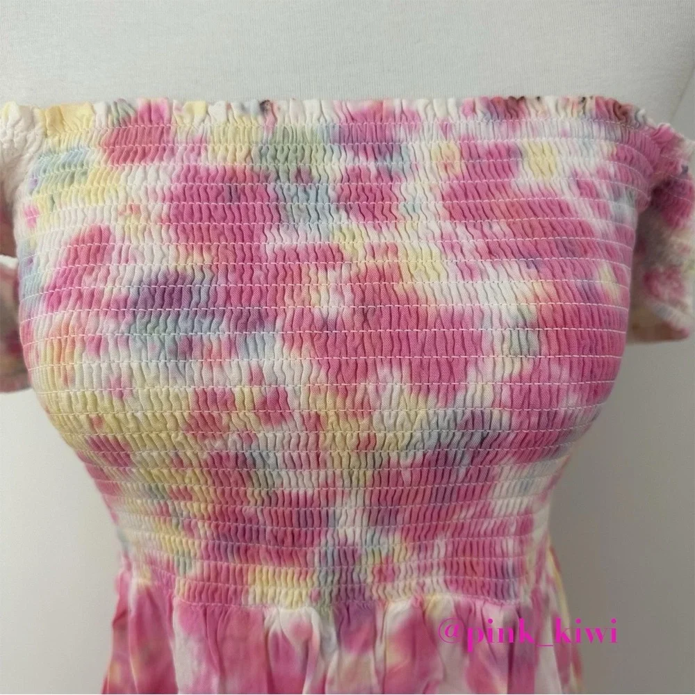 ⬇️REDUCED❗️Area Stars Kaia Tie Dye Smock Maxi Dress - Picture 4 of 17